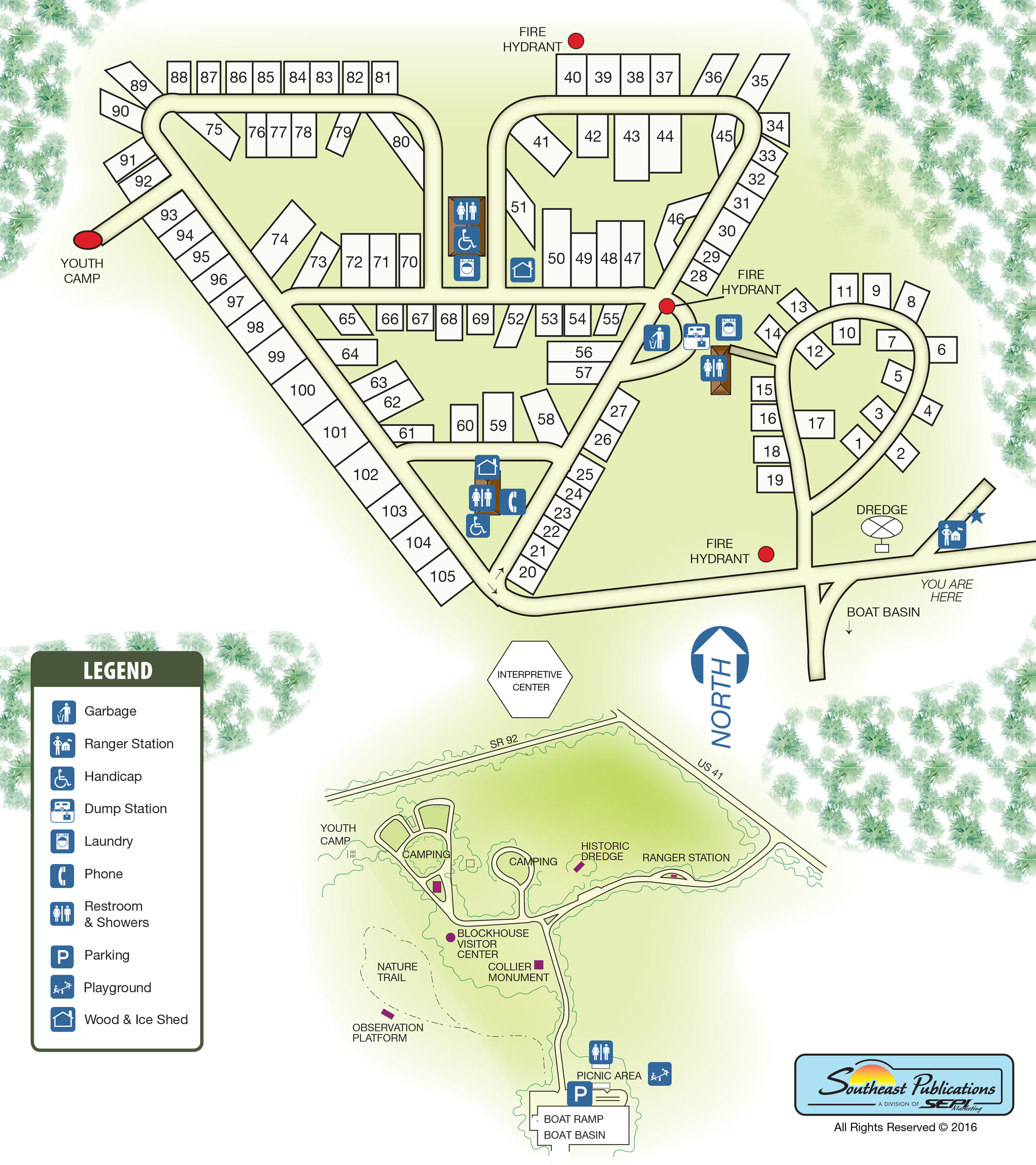 Florida State Park Campgrounds Map Printable Maps