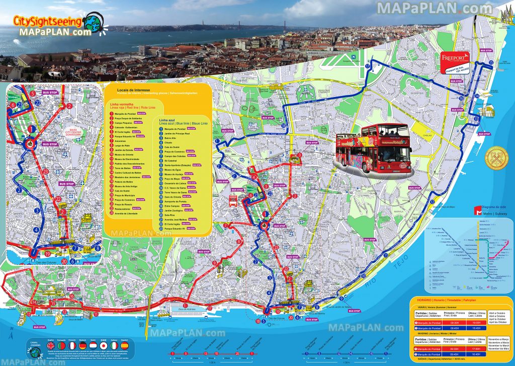 Lisbon Maps Top Tourist Attractions Free Printable City Street Map