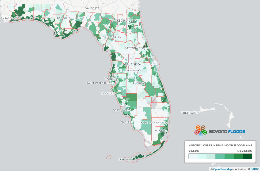 1.6 Million Florida Homes At High Risk Of Flooding From Irma Uninsured - Flood Maps Gainesville Florida