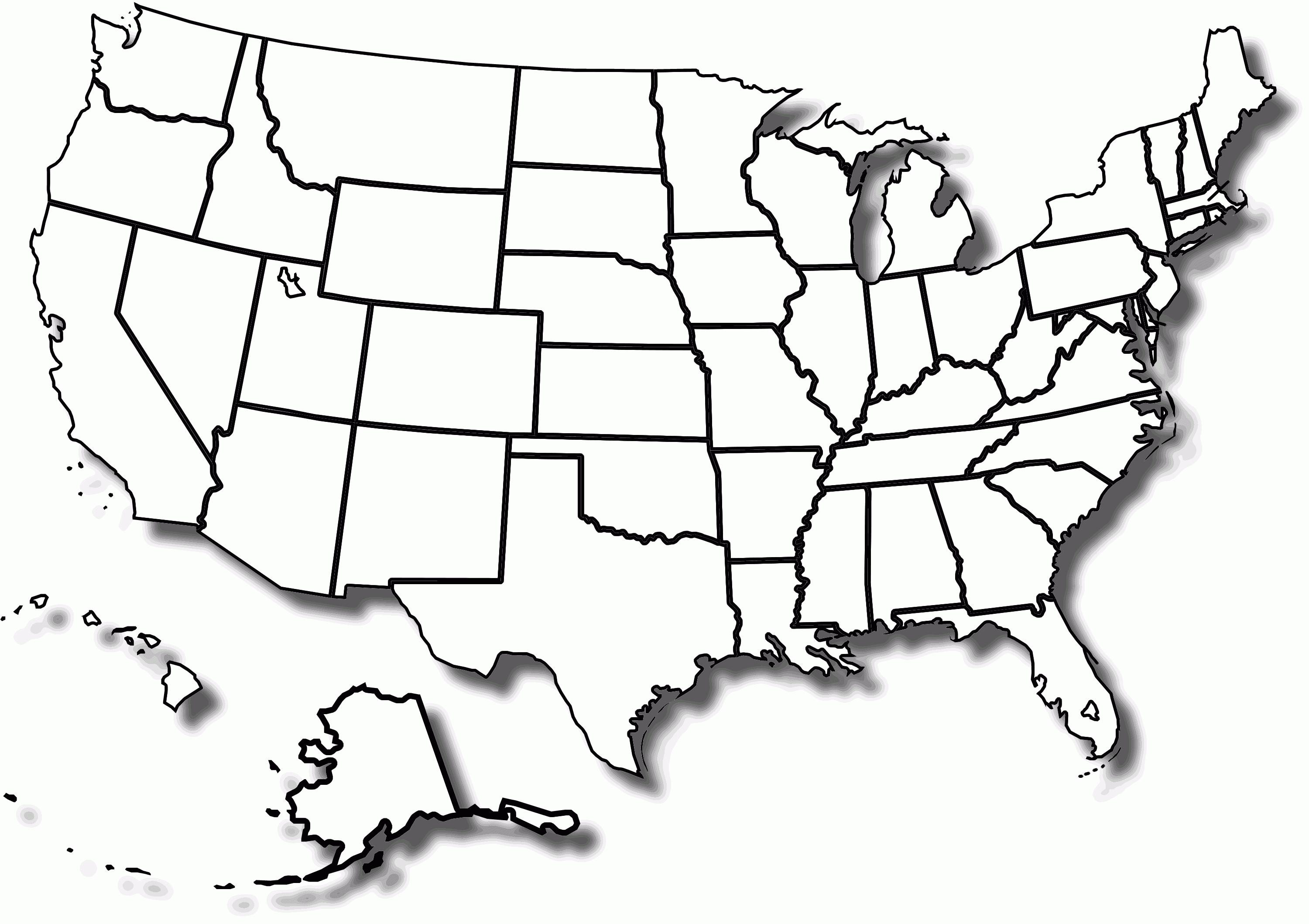 1094 Views | Social Studies K-3 | Pinterest | United States Map, Us - Blank Us Map Printable