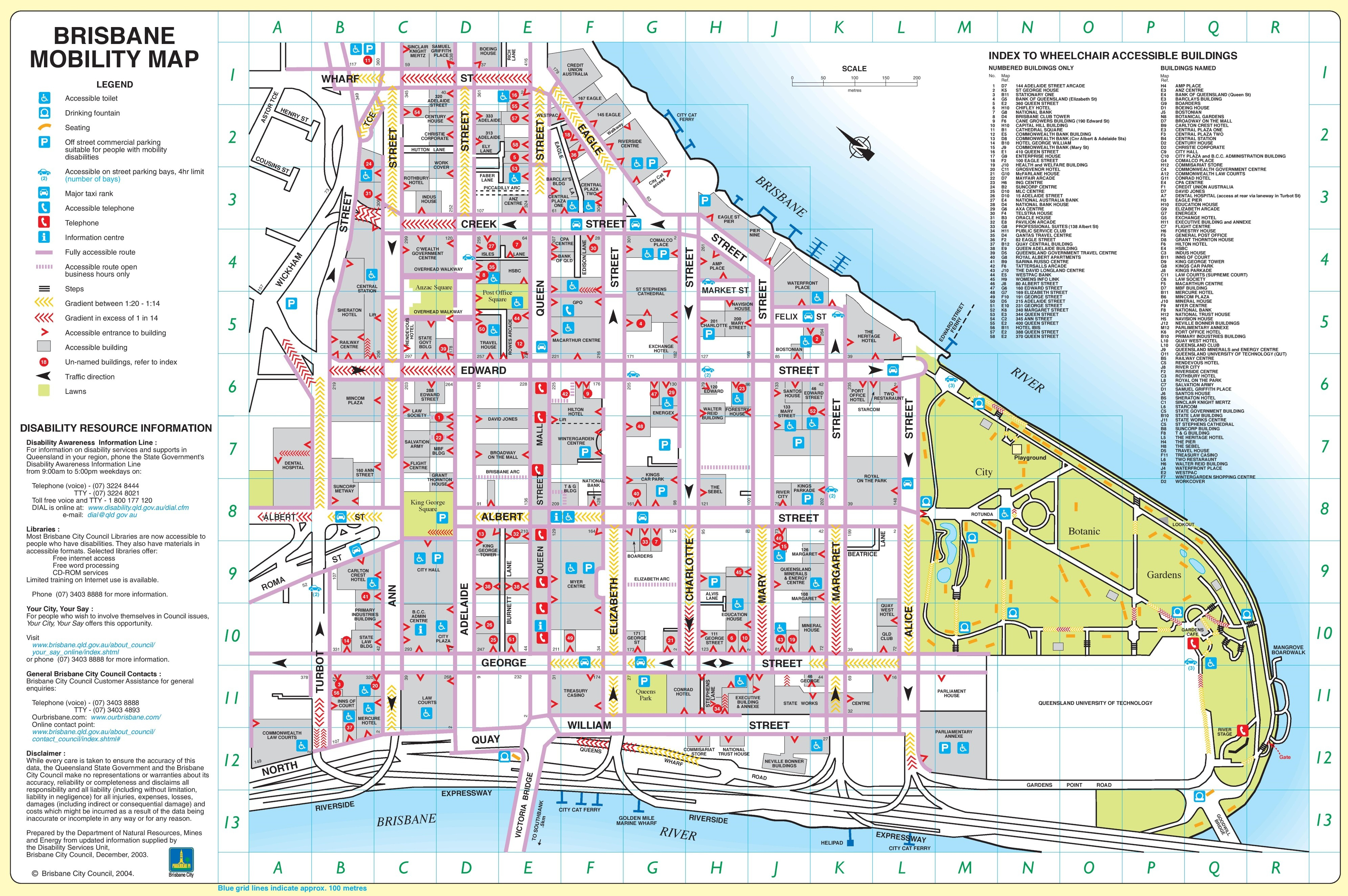 1200Px Map Of Brisbane Free And Printable Svg Australia 3 - World - Brisbane Cbd Map Printable