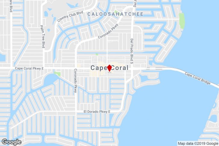 Street Map Of Cape Coral Florida