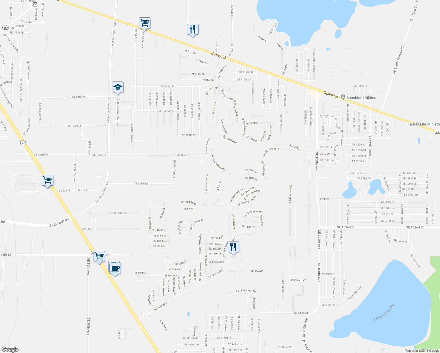 12816 Southeast 91St Court, Summerfield Fl - Walk Score - Summerfield Florida Map