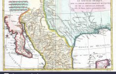 1780, Bonne Map Of Texas, Louisiana And New Mexico, Rigobert Bonne - Texas Louisiana Map