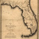 1823, Florida State Map, Florida, United States | Floride   Old Florida Map