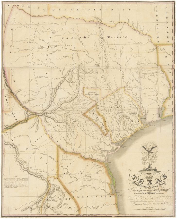 Antique Texas Map