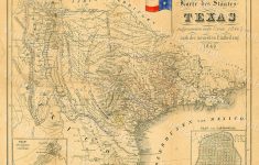 1849 Map Of Texas Old Texas Map, Texas, Map Of Texas, Vintage - Old Texas Maps Prints