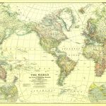 1922 World Mapthe National Geographic Society [3 495 X 2 374   National Geographic World Map Printable