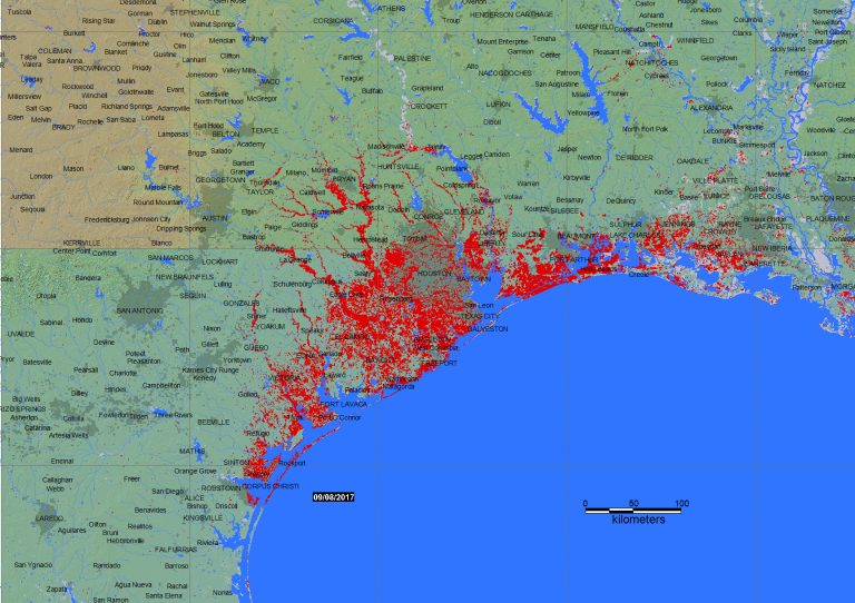 houston texas flood maps