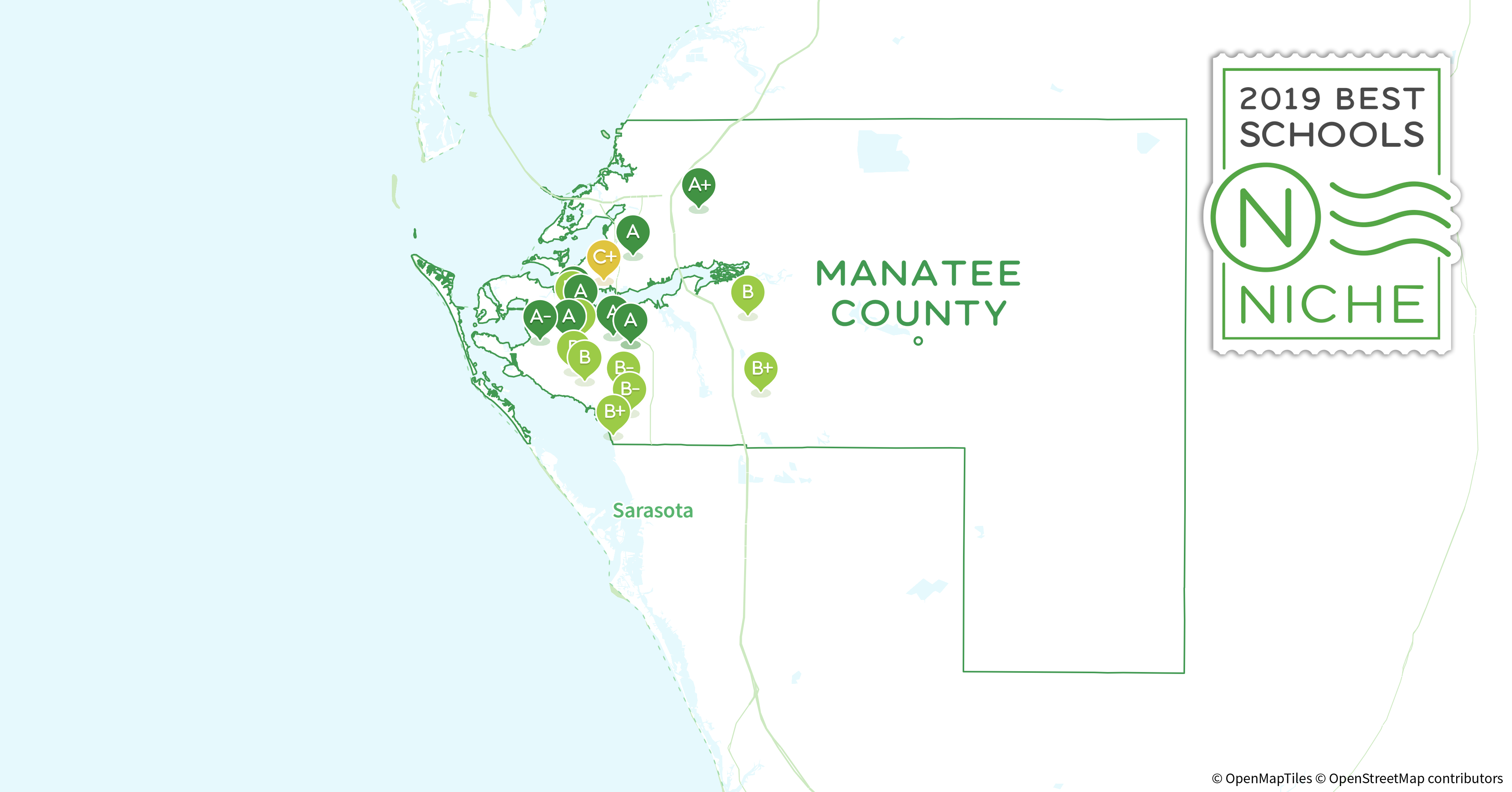 2019 Best Public High Schools In Manatee County, Fl - Niche - Manatee Florida Map