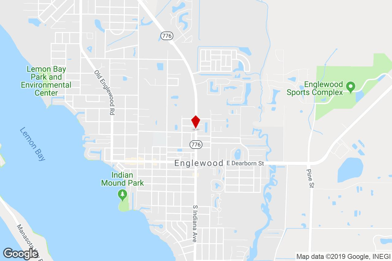 210 N Indiana, Englewood, Fl, 34223 - Free Standing Bldg Property - Englewood Florida Map