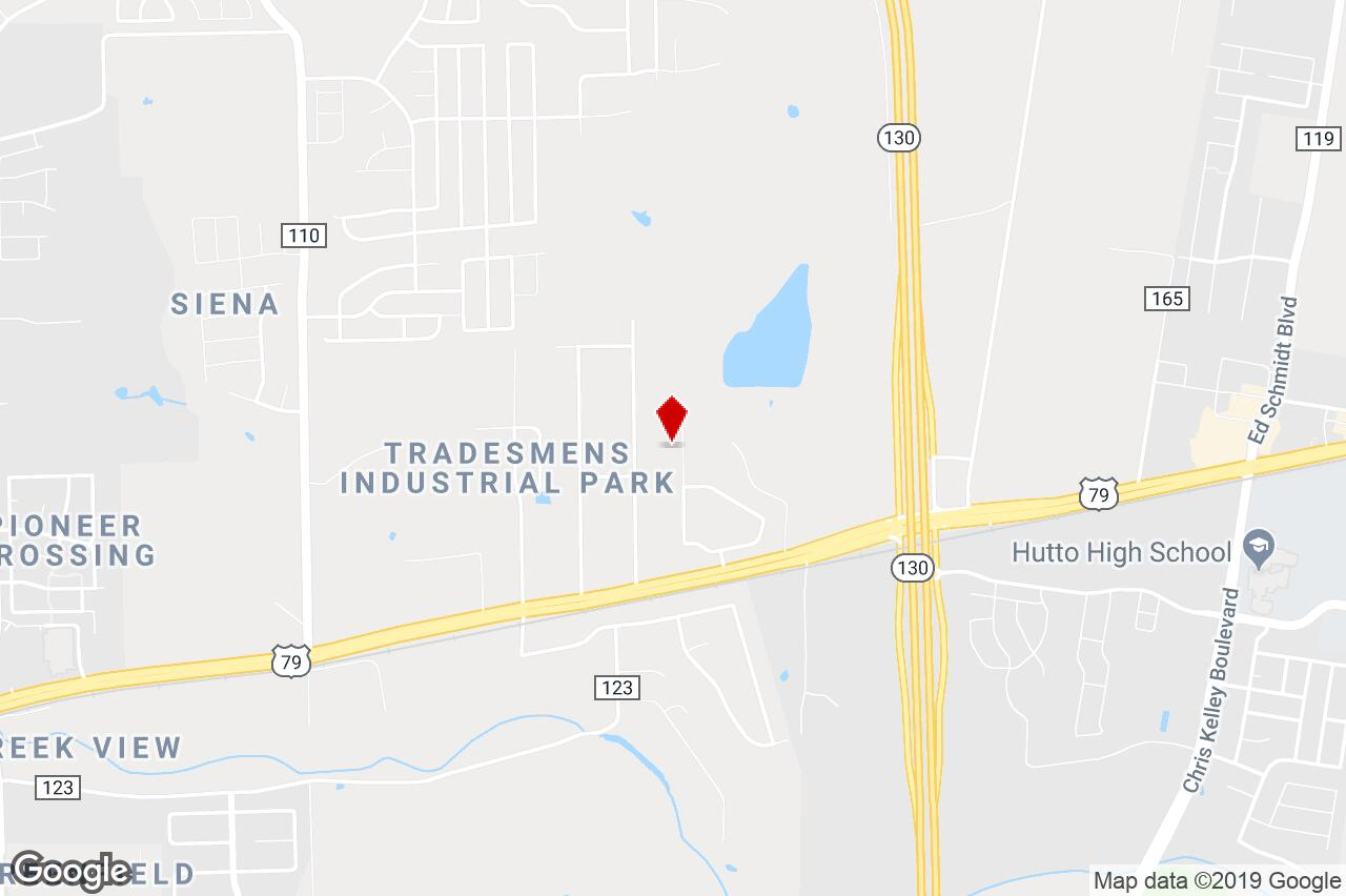 211 Tradesman Drive, Hutto, Tx, 78634 - Office-Warehouse Property - Hutto Texas Map