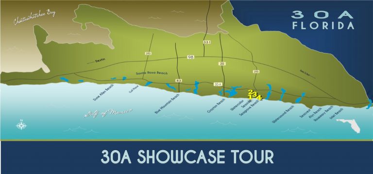 30A Beach Towns - 30A Florida Map - Printable Maps