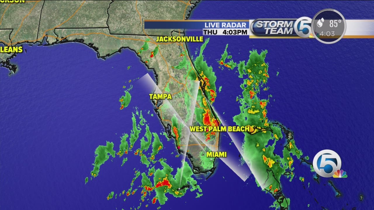4 P.m. Thursday Weather Forecast For South Florida - Youtube - South Florida Radar Map