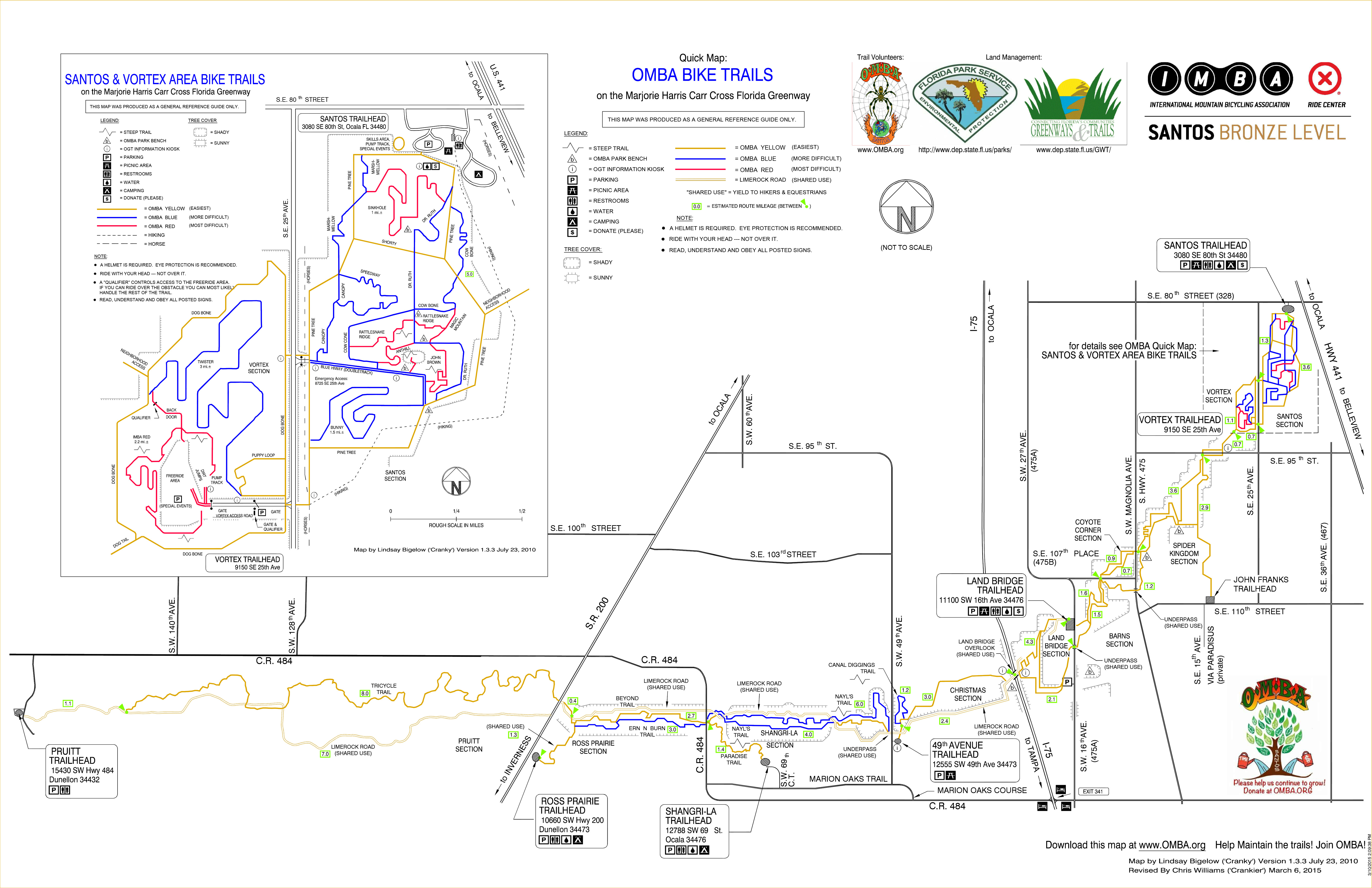 5 Great Singletrack Options For Florida Mountain Bikers - Central Florida Bike Trails Map