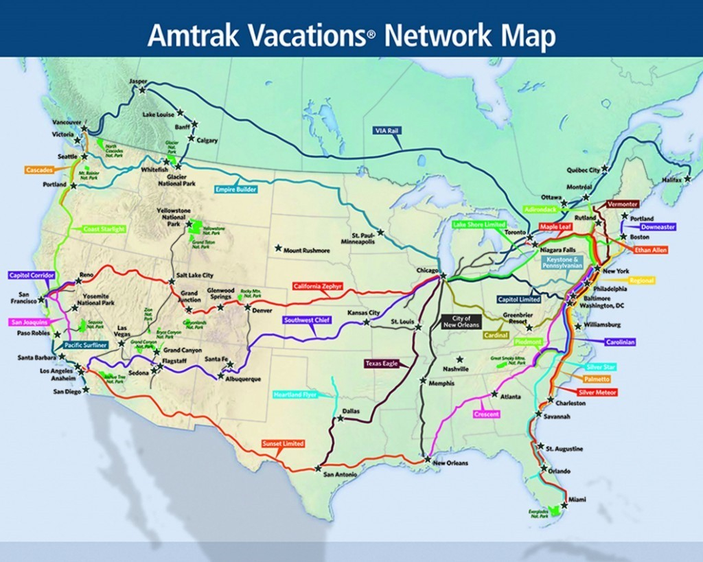 5 Iconic Train Journeys To Check Off Your Bucket List | Amtrak Vacations - Amtrak California Zephyr Route Map