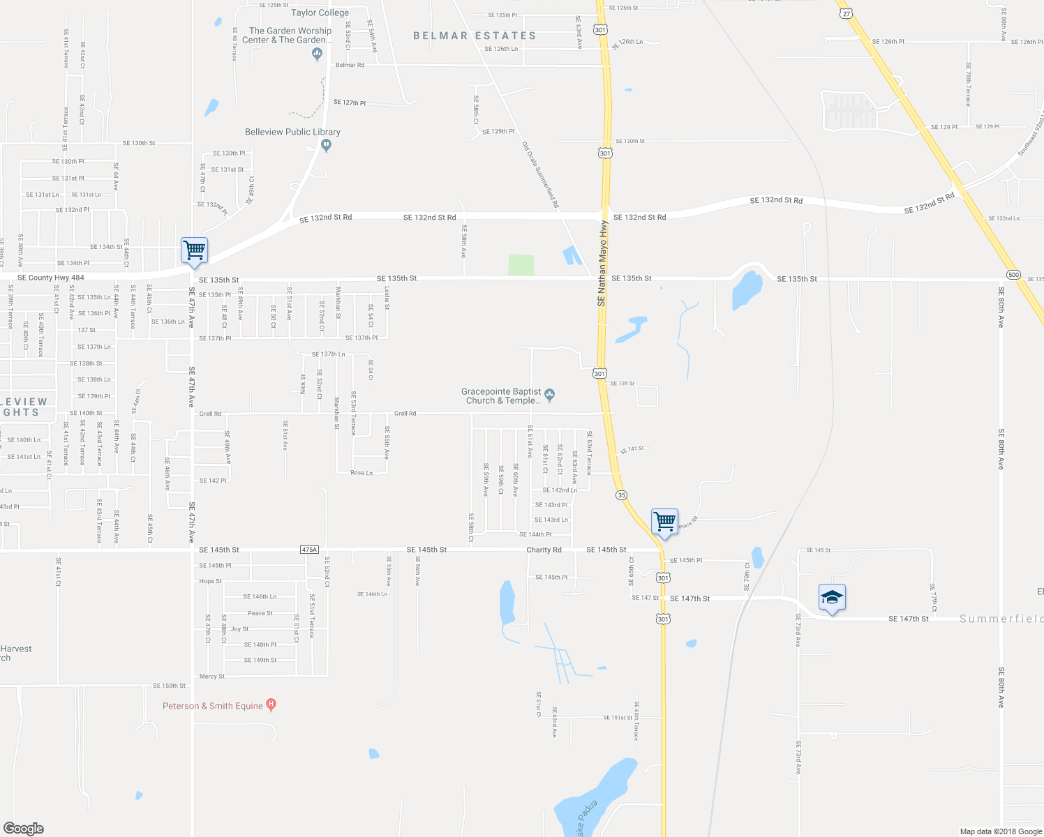 6068 Southeast 140Th Street, Summerfield Fl - Walk Score - Summerfield Florida Map