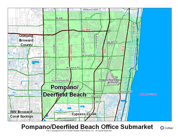 Pompano Florida Map