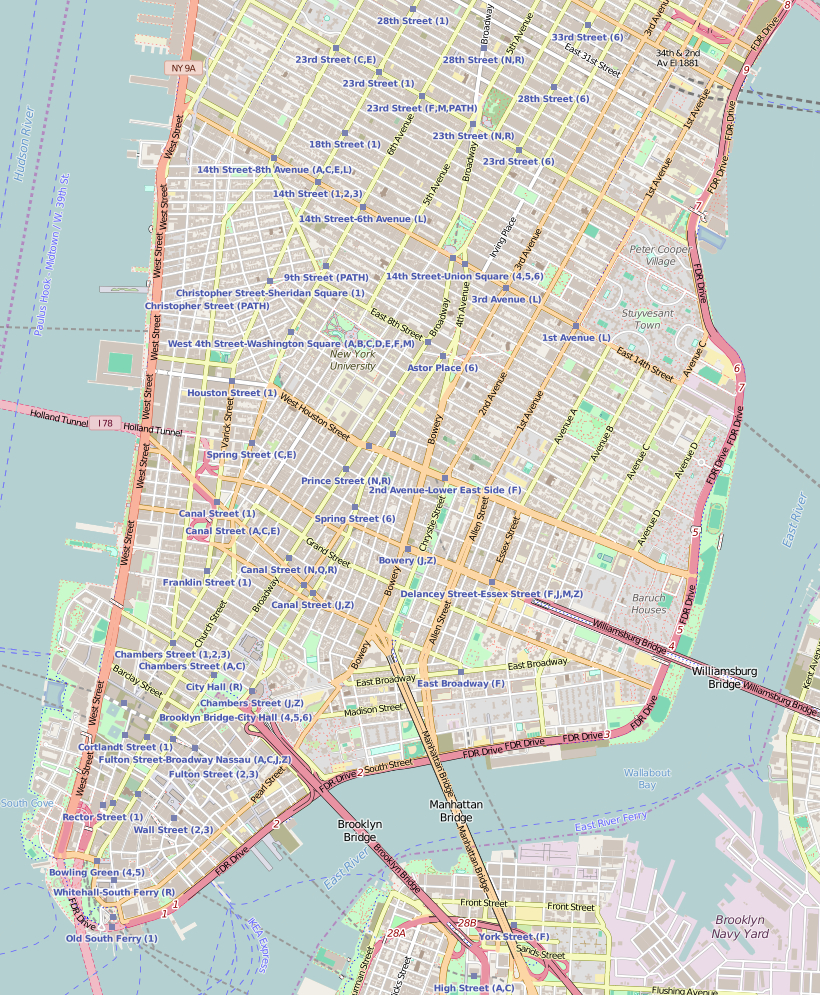 8 Spruce Street - Wikipedia - Printable Map Of Lower Manhattan Streets