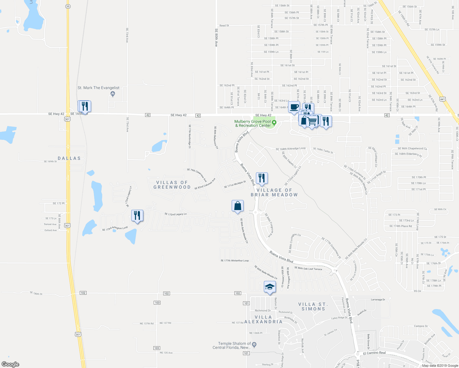 8063 Southeast 171St Mcalpin Street, The Villages Fl - Walk Score - Mcalpin Florida Map