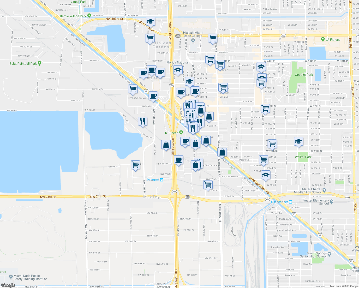 8150 Northwest 76Th Avenue, Medley Fl - Walk Score - Medley Florida Map