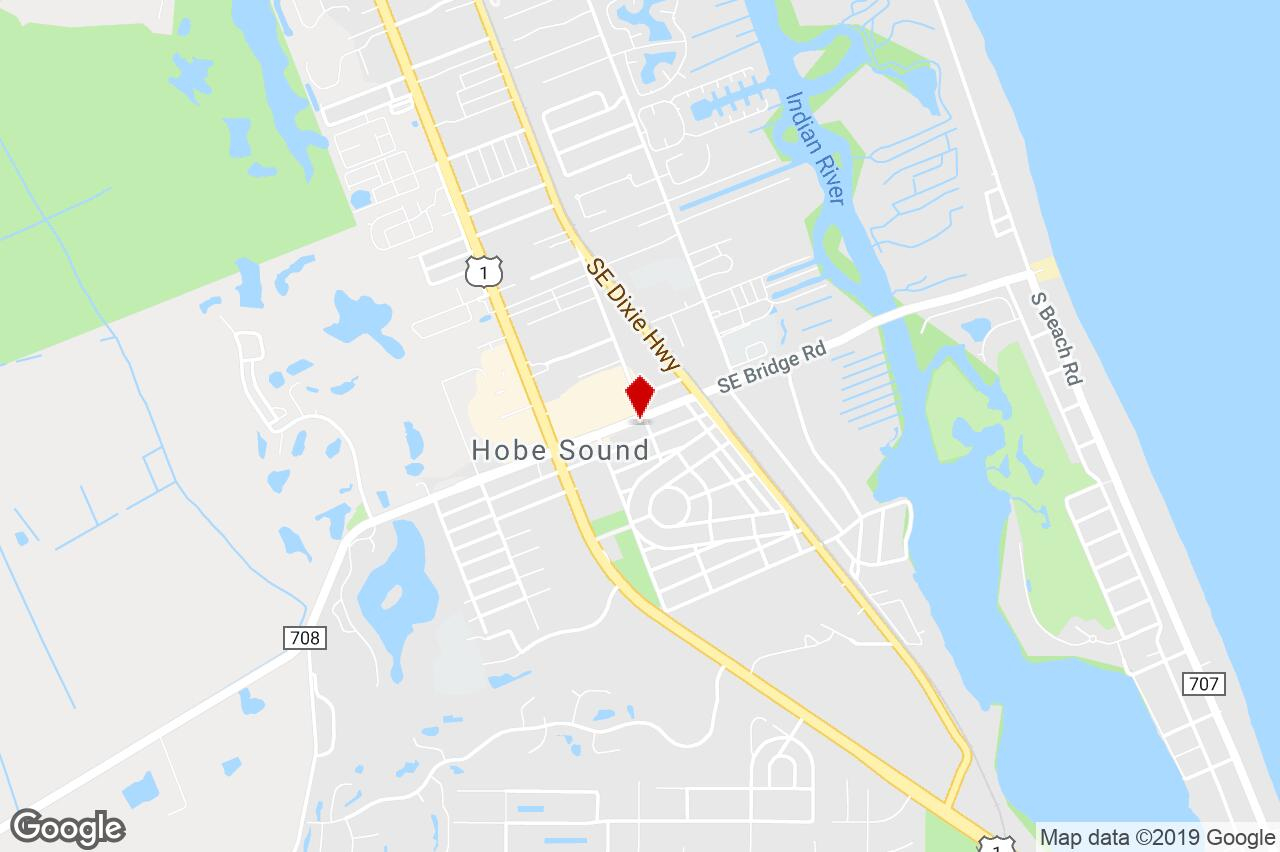 8998 Se Bridge Road, Hobe Sound, Fl, 33455 - Free Standing Bldg - Hobe Sound Florida Map