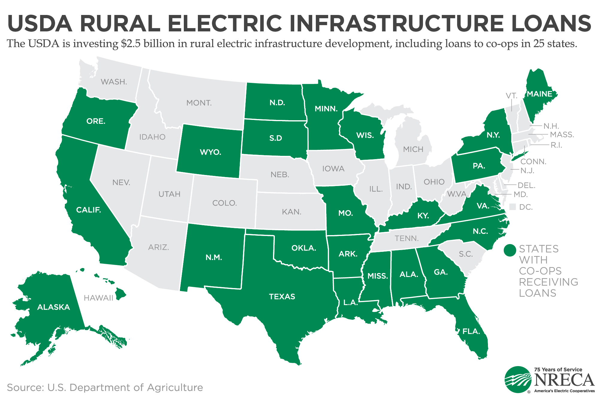 A $2.5 Billion Boost For Rural Infrastructure From Usda - America&amp;#039;s - Usda Rural Development Map Florida