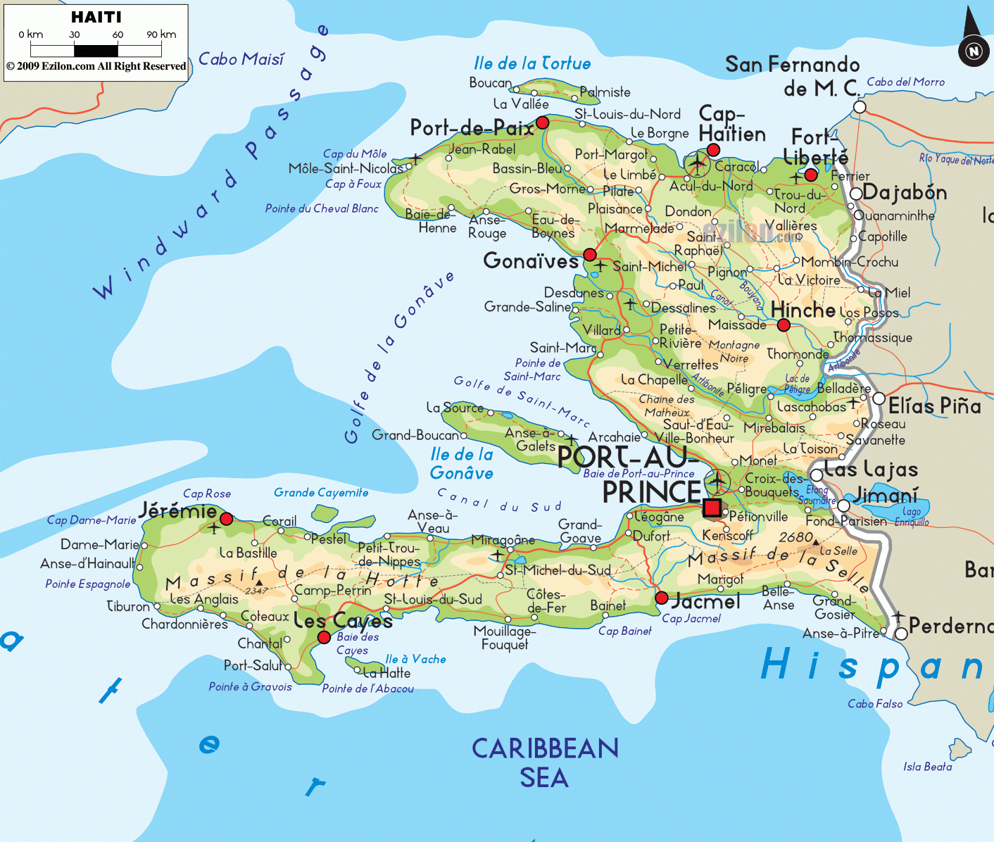 A College Student Recalls Her Dreams For Her Country | Haiti - Printable Map Of Haiti