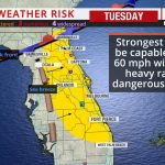A Few Severe Storms Possible Today In East Florida   Florida Storms   Seabreeze Florida Map