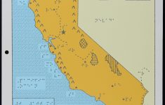A Map Of California For The Blind | Kcet - California Pictures Map