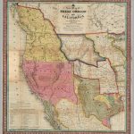 A New Map Of Texas Oregon And California With The Regions Adjoining   Texas Map 1846