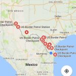 Aclu On Twitter: "🚨 Texas Is Refusing To Close Customs And Border   Border Patrol Checkpoints Map Texas
