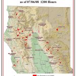 Active Fire Map California Lovely Maps California Fire Map   California Active Wildfire Map
