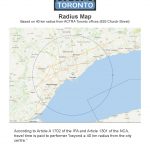 Actra Toronto Radius Map | Actra Toronto   Printable Radius Map