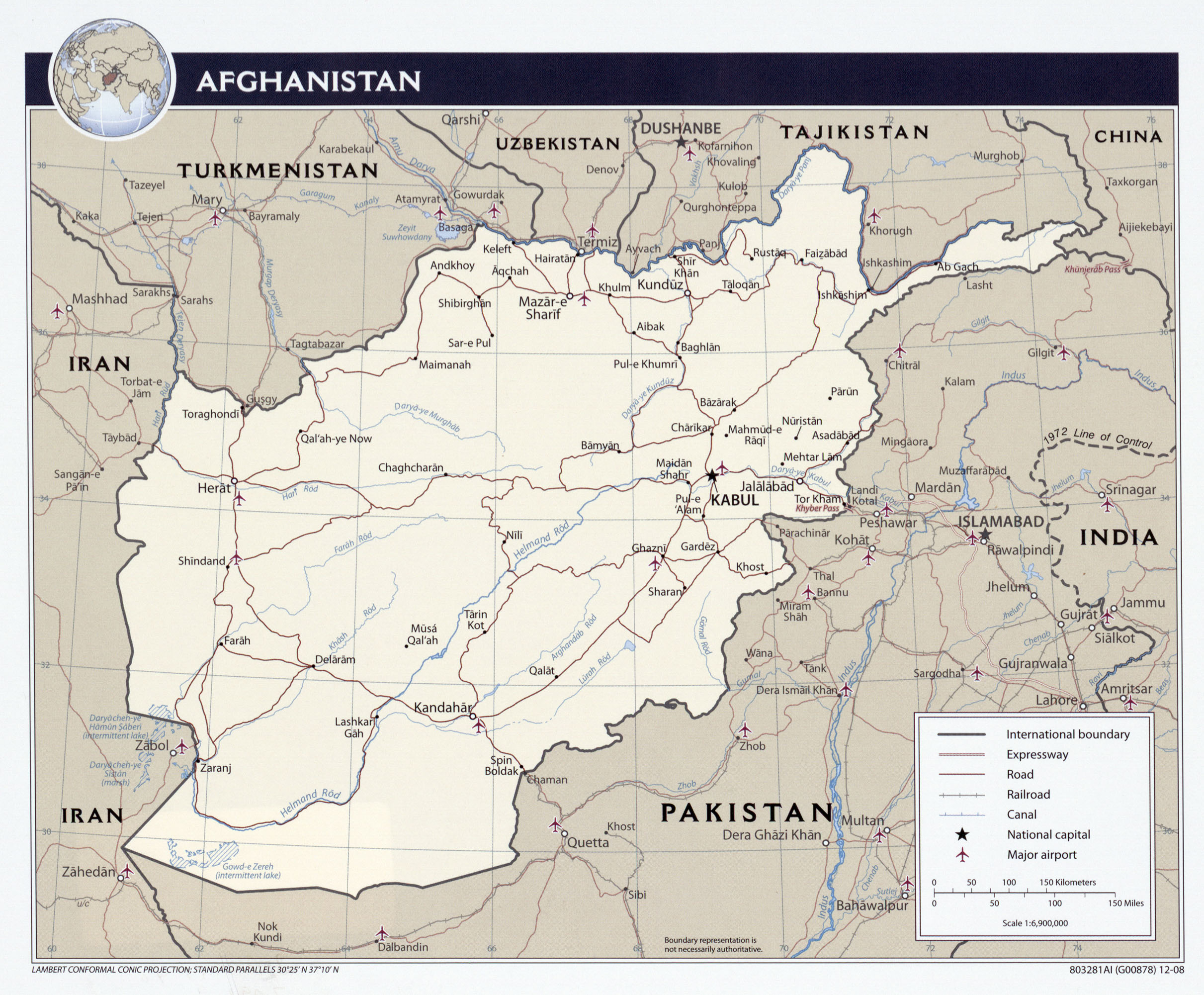 Afghanistan Maps - Perry-Castañeda Map Collection - Ut Library Online - Yahoo Map Texas