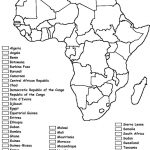 Africa Coloring Map Printable | Continent Box ~ Africa | Pinterest   Printable Map Of Africa With Countries Labeled