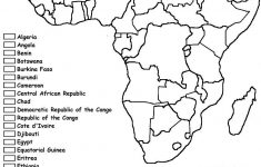 Africa Coloring Map Printable | Continent Box ~ Africa | Pinterest - Printable Map Of Africa With Countries Labeled