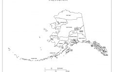 alaska labeled map printable map of alaska Alaska Labeled Map - Printable Map Of Alaska