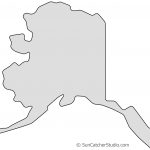 Alaska   Map Outline, Printable State, Shape, Stencil, Pattern   Free Printable Map Of Alaska