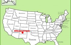 Albuquerque Location On The U.s. Map - Printable Map Of Albuquerque