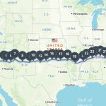 All Of The Cool Stops And Attractions On I 40 | Roadtrippers   Map Of I 40 In Texas