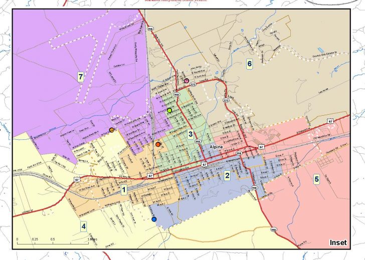 Alpine Isd - Maps Of Single Member Districts - Alpine Texas Map ...