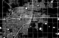 Amarillo, Texas, Downtown Map, Dark | Hebstreits Sketches - Printable Map Of Amarillo Tx