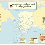 American Indians And Alaska Natives In The U.s. Wall Maps   Native American Reservations In Texas Map