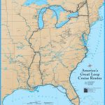 America's Great Loop Cruise Map   Intracoastal Waterway Florida Map
