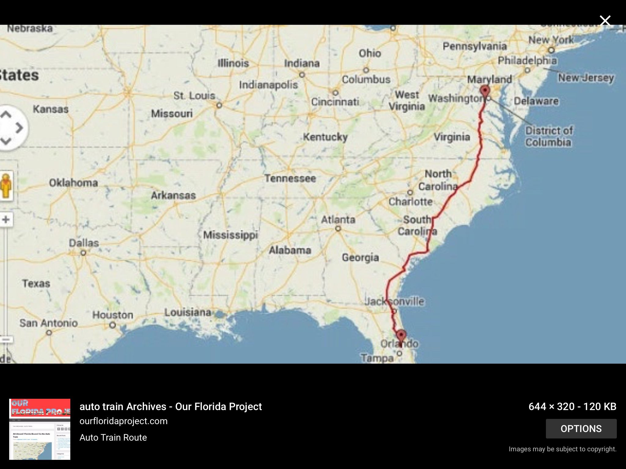 Amtrak California Zephyr Route Map Printable Route Of Amtrak S Auto - Amtrak Florida Route Map