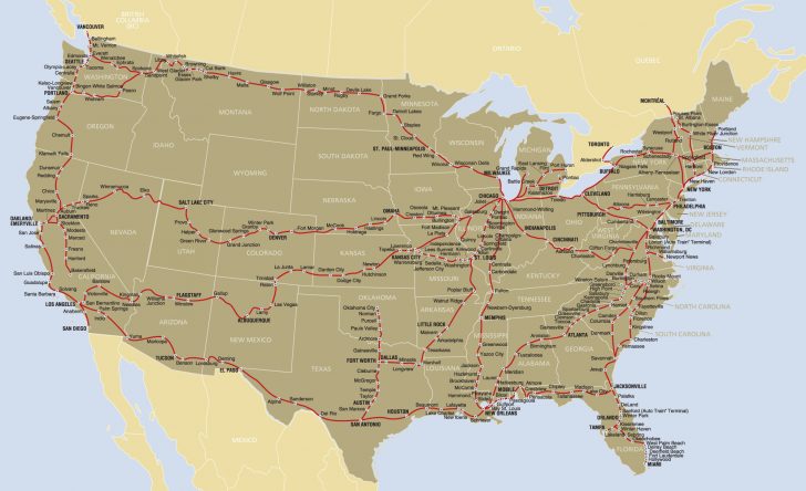 Amtrak California Zephyr Route Map
