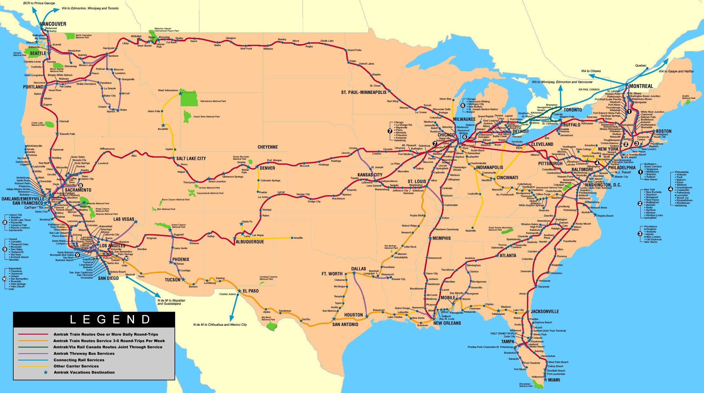 Amtrak Stations In California Map New Amtrak Maps Routes Trains Best - Map Of Amtrak Stations In Texas