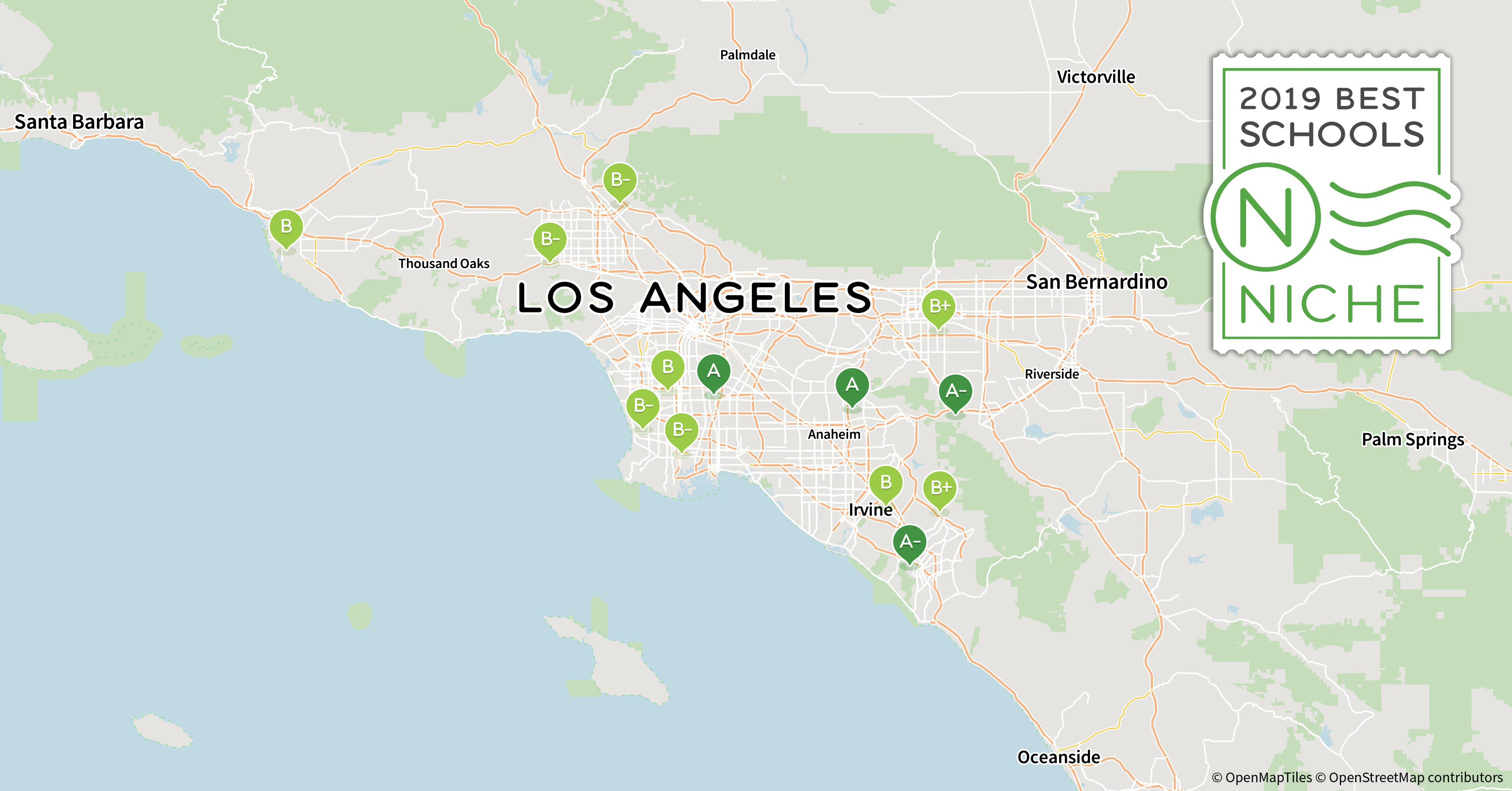 Anaheim California Map Google Best Of 2019 Best Private High Schools - Map Of California Anaheim Area