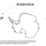 Antarctica, South Pole Outline Printable Map, Royalty Free, World   Printable Map Of Antarctica